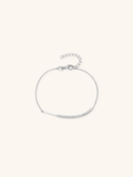 CLAUDE Cable Sterling Silver Tennis Bracelet - Minimalist Lab