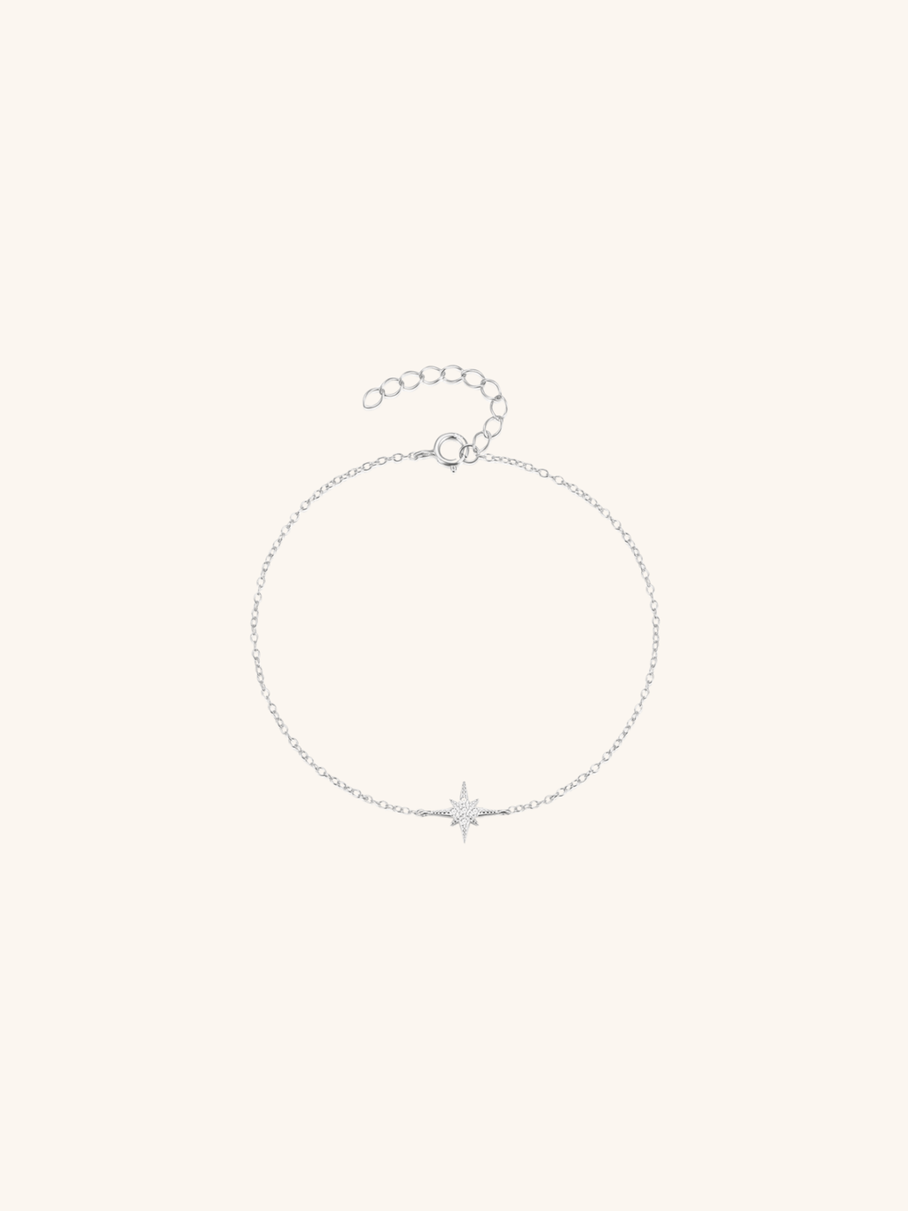 ATRIA North Star Sterling Silver Bracelet - Minimalist Lab