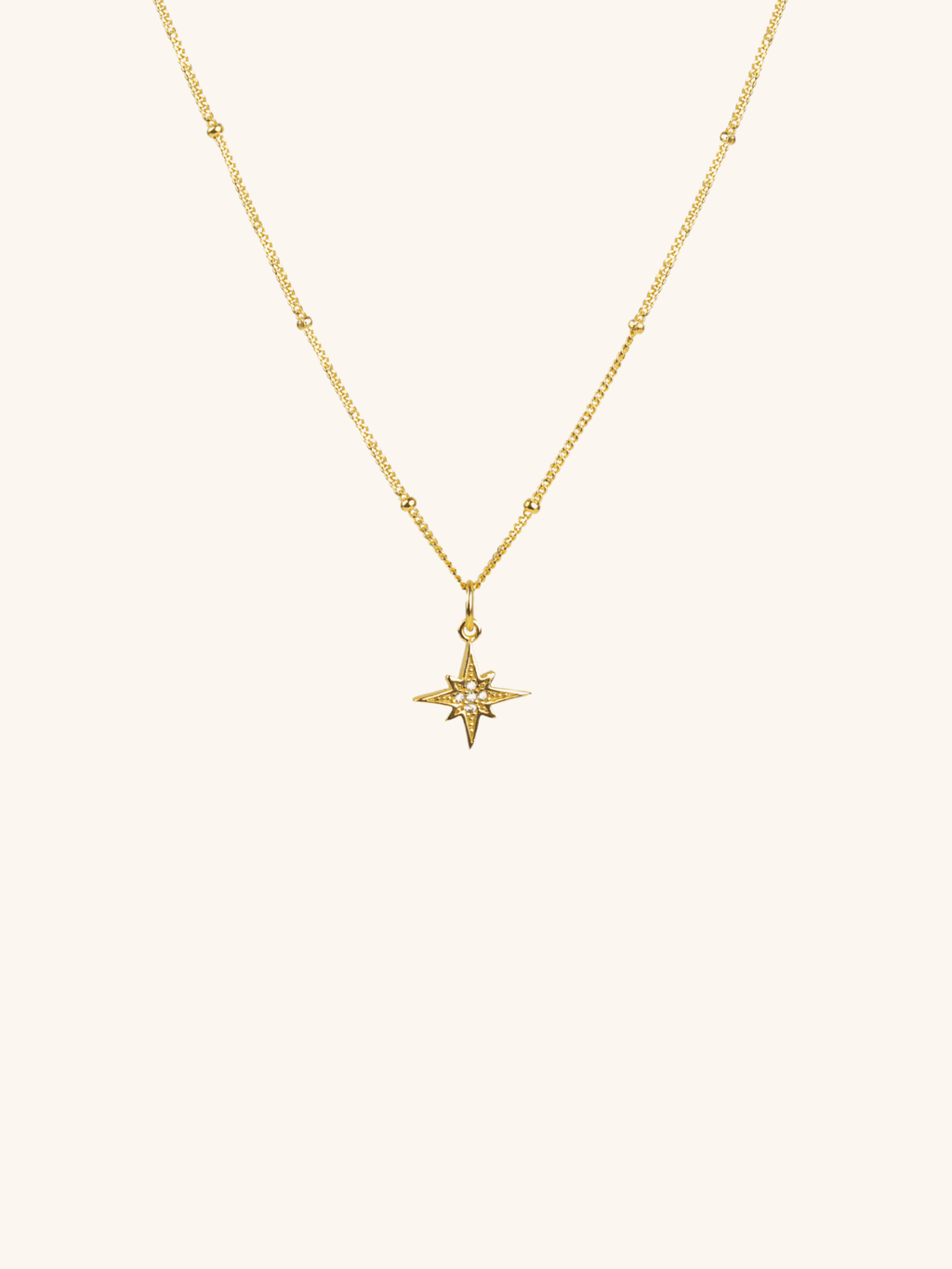 PENELOPE North Star Sterling Silver Necklace - Minimalist Lab