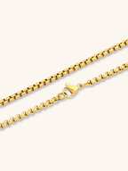 Round Box Chain Necklace - Minimalist Lab