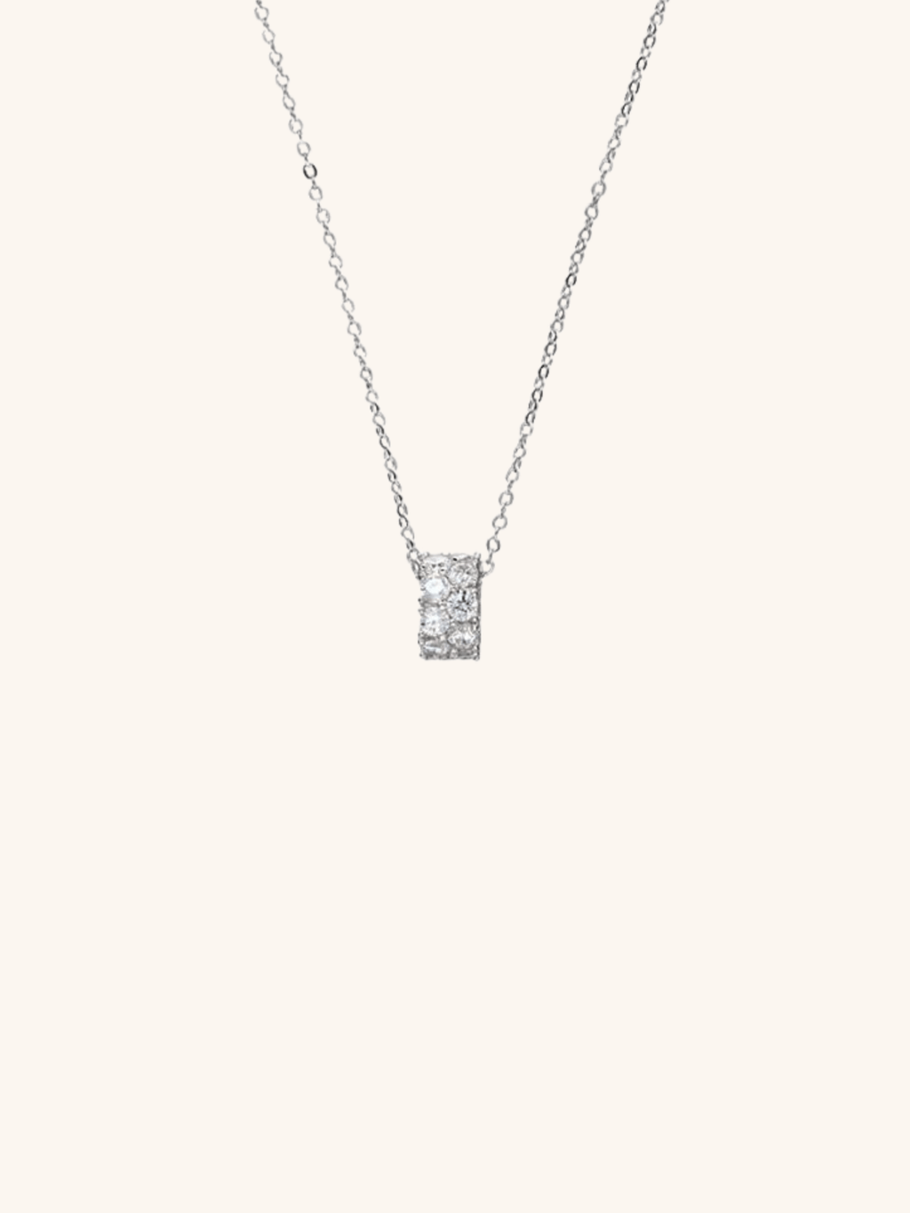 ELLIE Rolling Stones Sterling Silver Necklace - Minimalist Lab