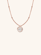 ARIANNA Dancing Diamond Sterling Silver Necklace - Minimalist Lab