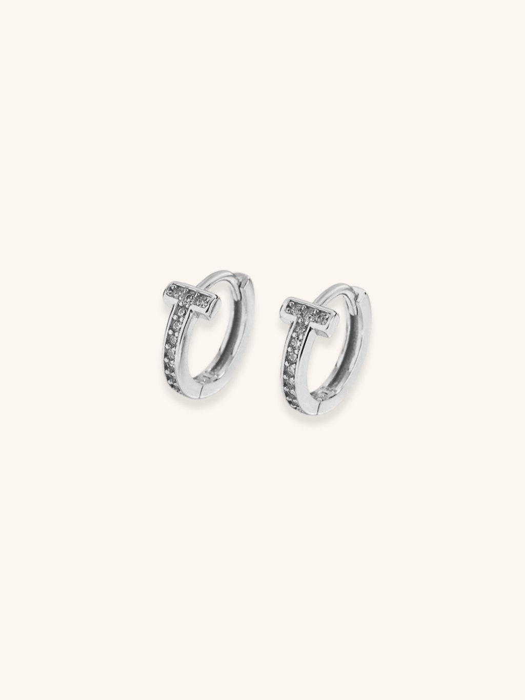 TALIA Sterling Silver Ear Hoops - Minimalist Lab