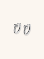TALIA Sterling Silver Ear Hoops - Minimalist Lab