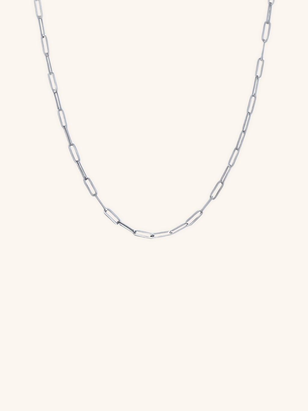 Paperclip Chain Essential Necklace - Minimalist Lab