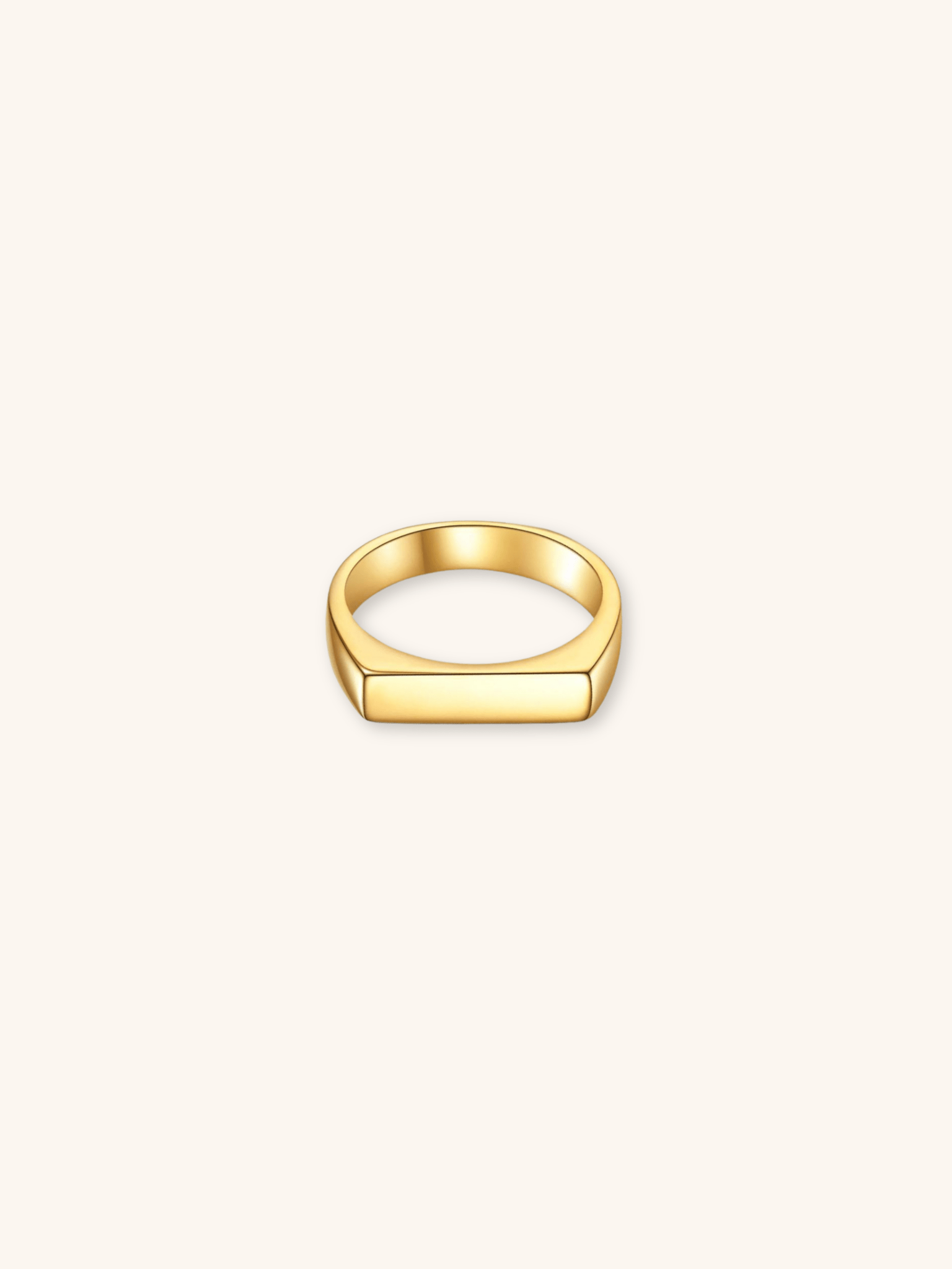 Kael Engravable Signet Ring - Minimalist Lab