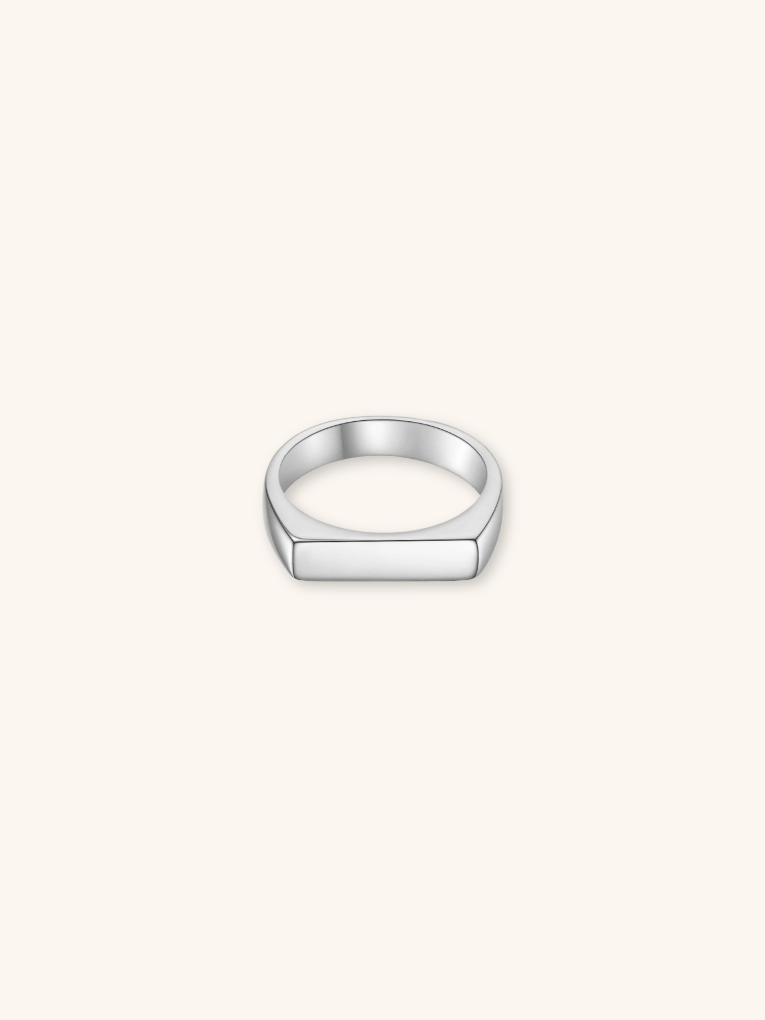 Kael Engravable Signet Ring - Minimalist Lab
