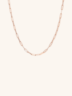 Paperclip Chain Essential Necklace - Minimalist Lab