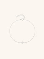 NORTH Sparkling Diamonds Sterling Silver Bracelet - Minimalist Lab