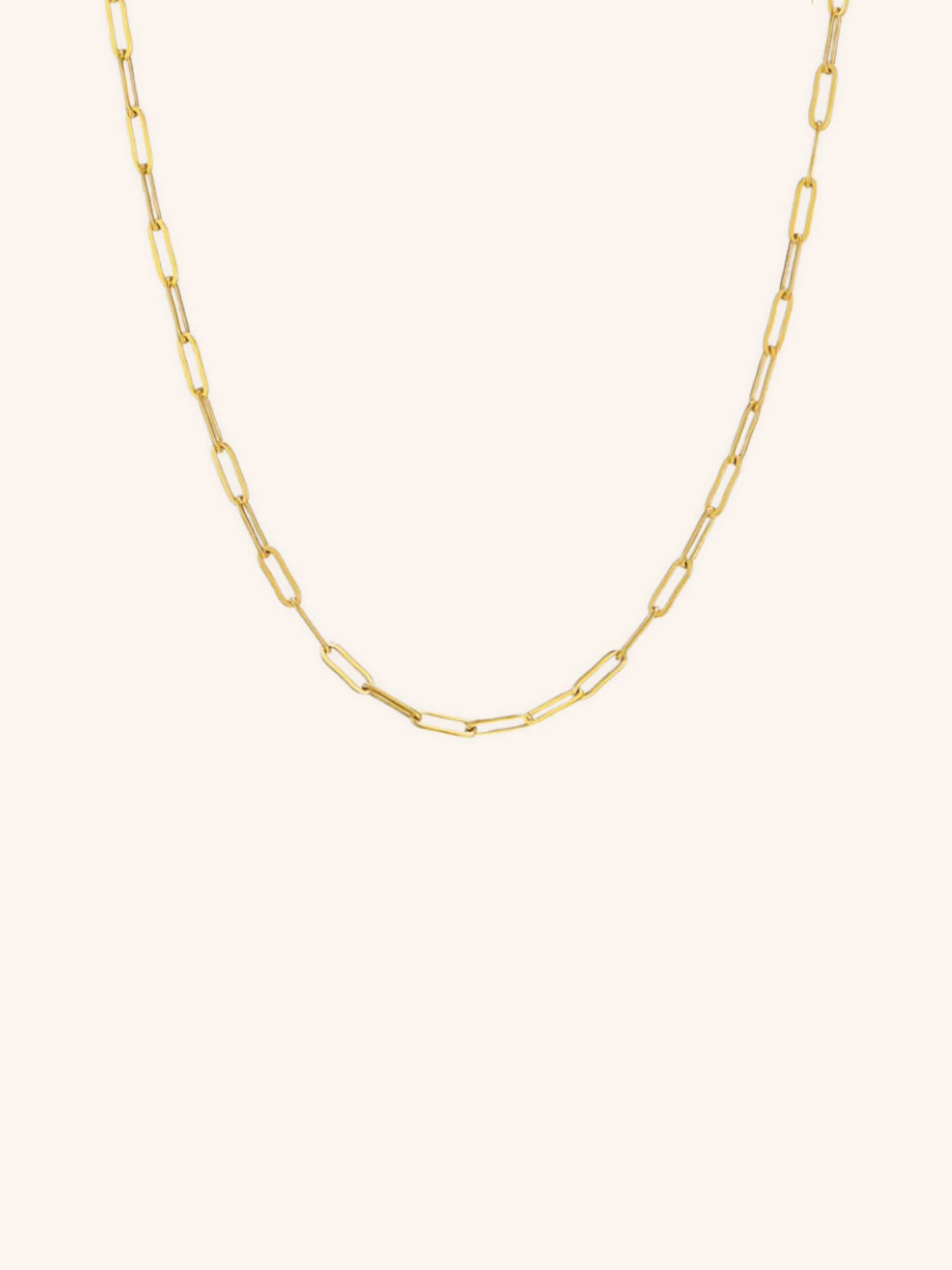 Paperclip Chain Essential Necklace - Minimalist Lab