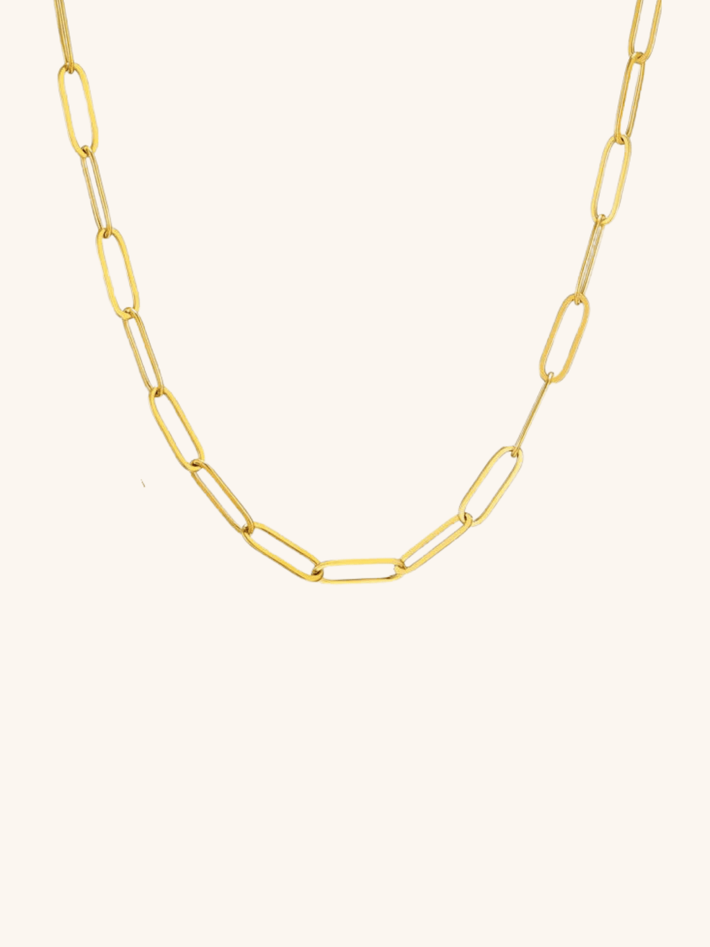 Paperclip Chain Essential Necklace - Minimalist Lab