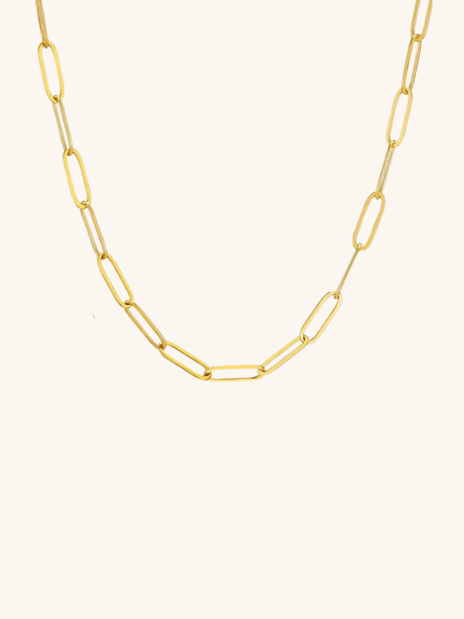 Paperclip Chain Essential Necklace - Minimalist Lab