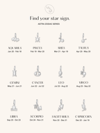 ASTRA Zodiac Sterling Silver Pendant - Minimalist Lab