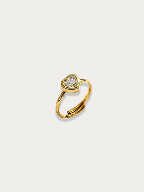 brilliant marie cz heart ring