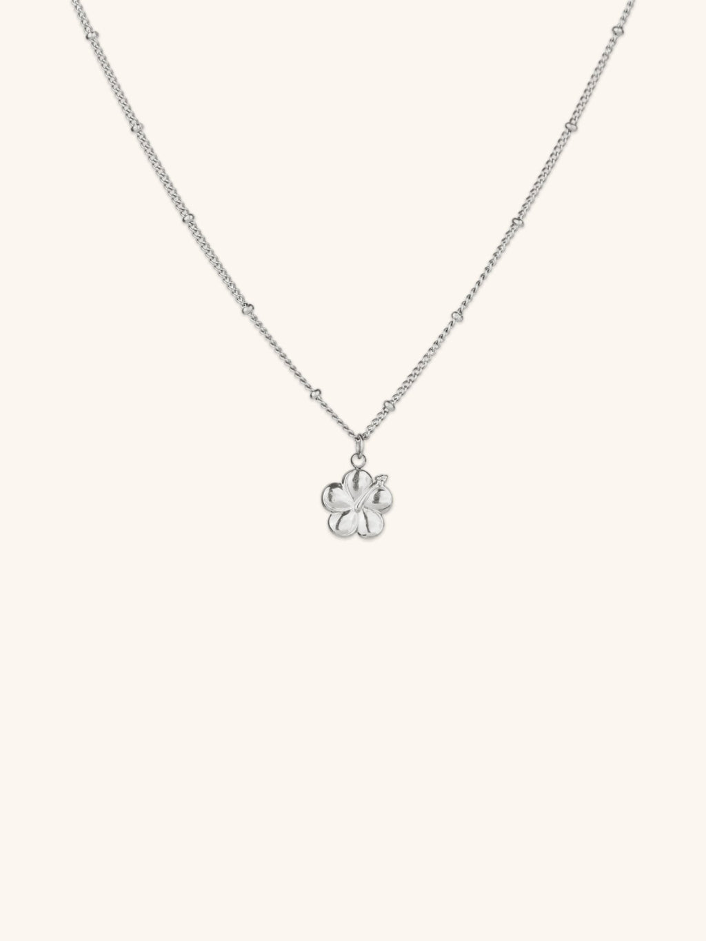 MNML x Zee Avi Hibiscus Flower Beaded Necklace - Minimalist Lab