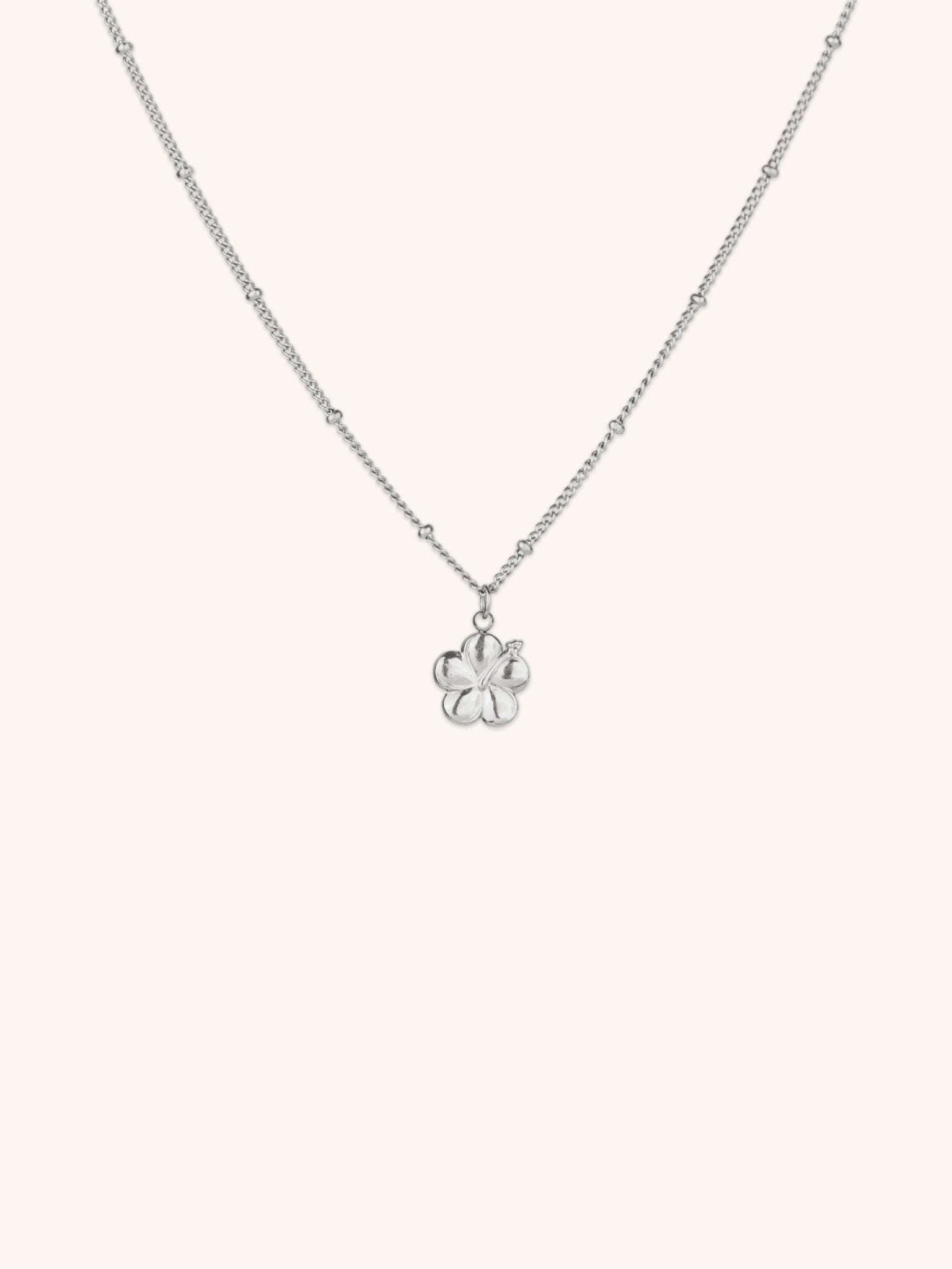 MNML x Zee Avi Hibiscus Flower Beaded Necklace - Minimalist Lab