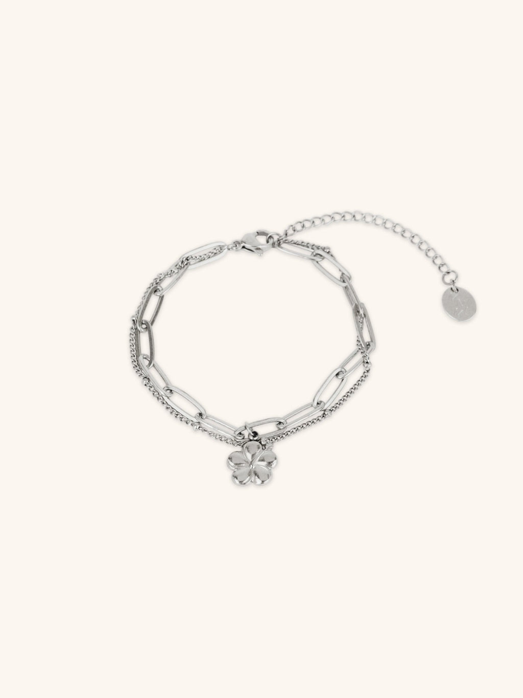 MNML x Zee Avi Hibiscus Flower Layered Bracelet - Minimalist Lab