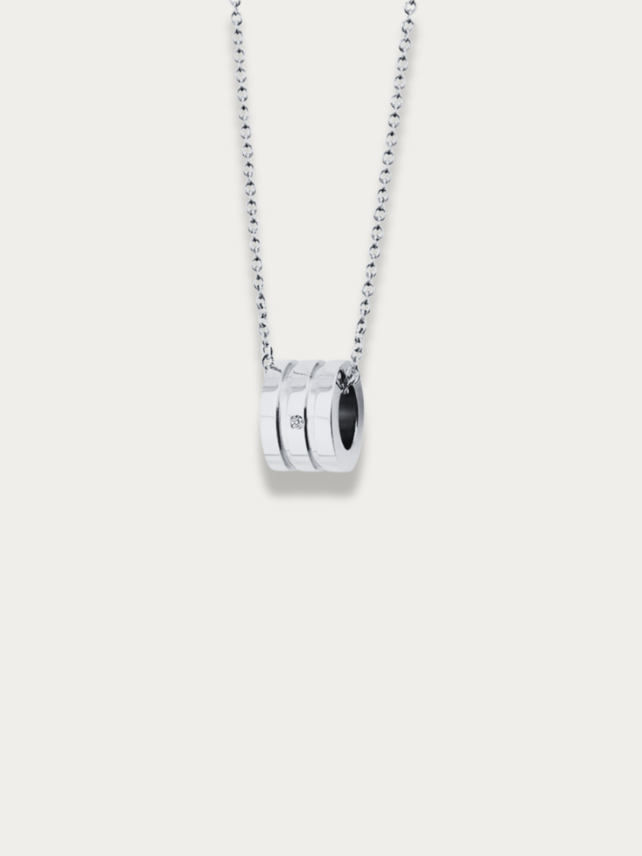 Cadence Rolling Stone Necklace - Minimalist Lab