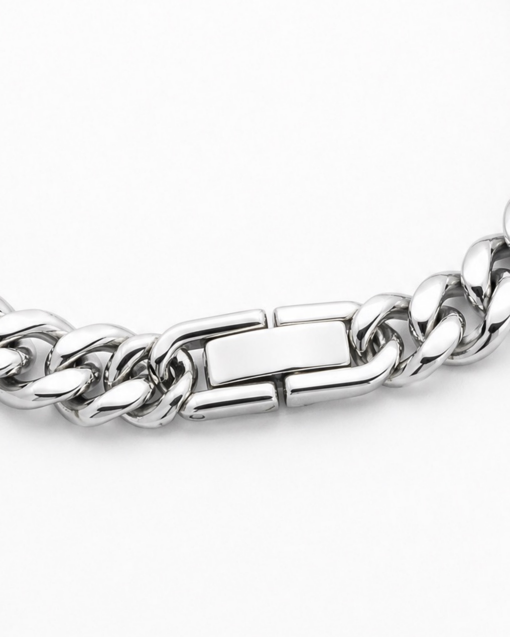 Carter Fold-Over Cuban Chain Bracelet