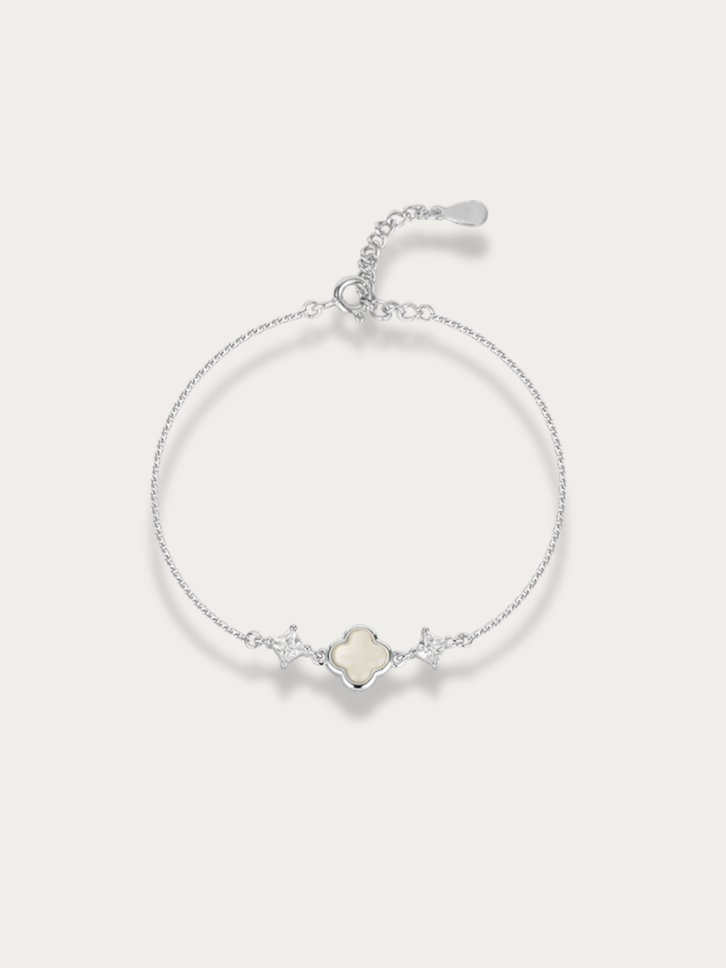Celine Jade Clover Bracelet - Minimalist Lab