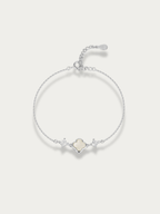 Celine Jade Clover Bracelet - Minimalist Lab
