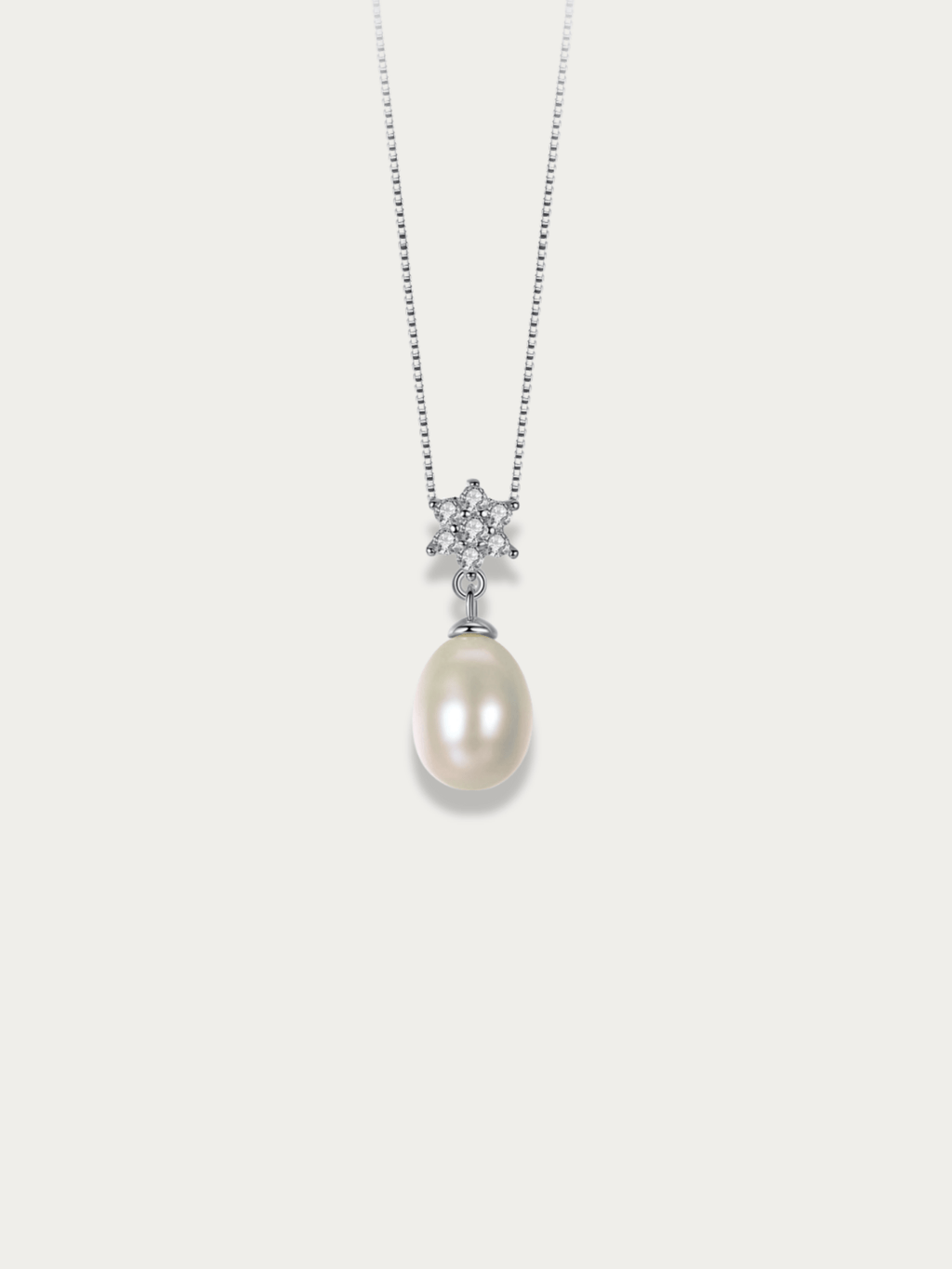 Clara Snow Pearl Necklace - Minimalist Lab