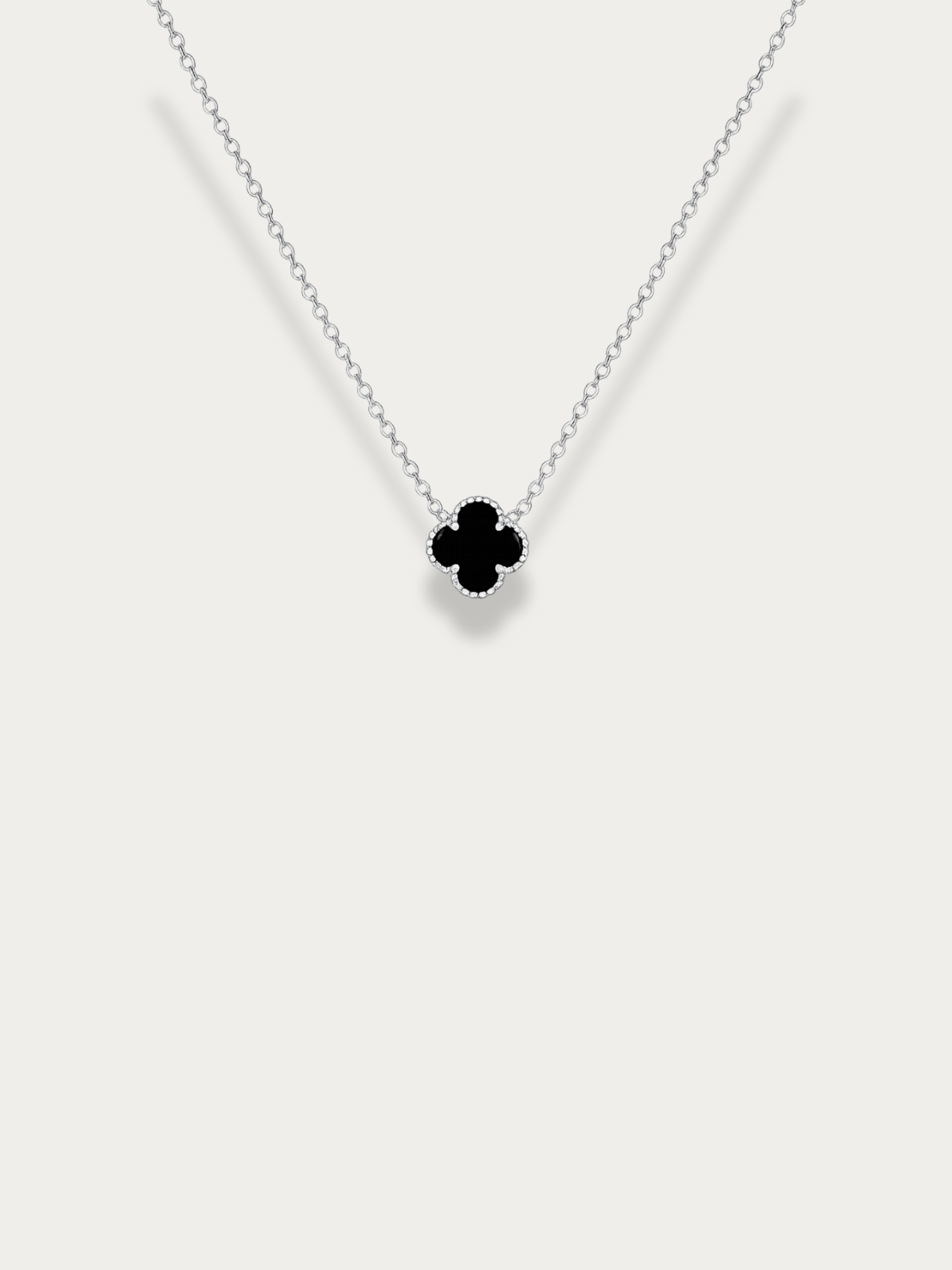 Clover Duo Cable Chain Necklace