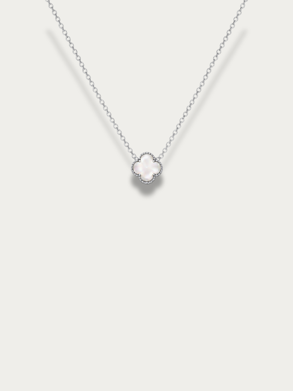 Clover Duo Cable Chain Necklace