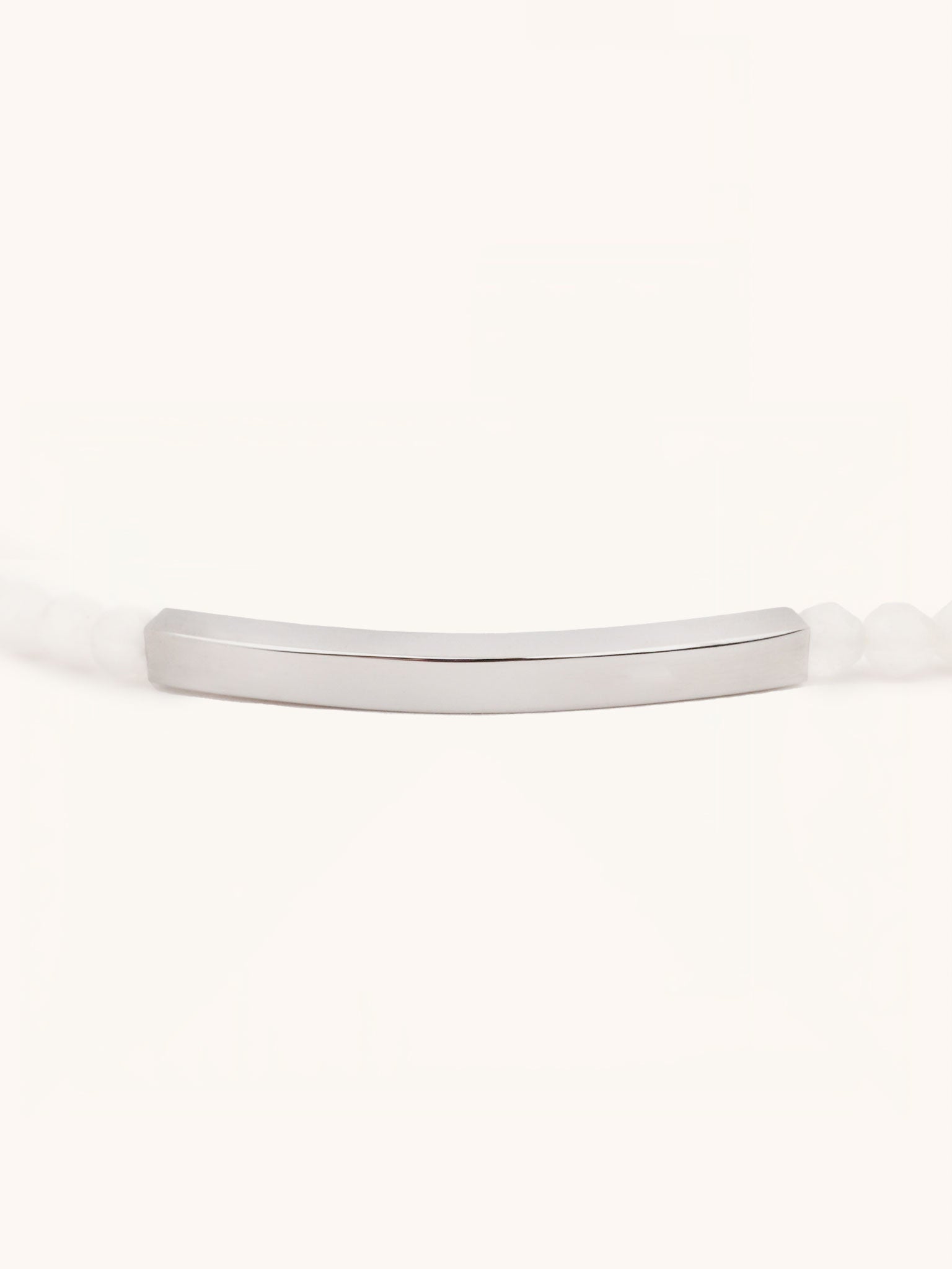 Crystal Beaded Engravable Bracelet - Minimalist Lab