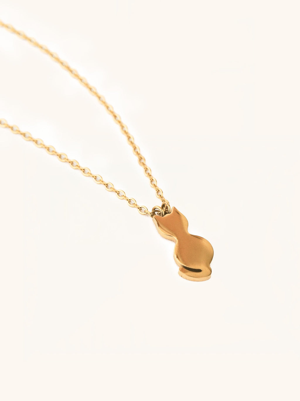Kitty Pendant Engravable Necklace - Minimalist Lab
