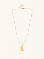Doggy Pendant Engravable Necklace - Minimalist Lab