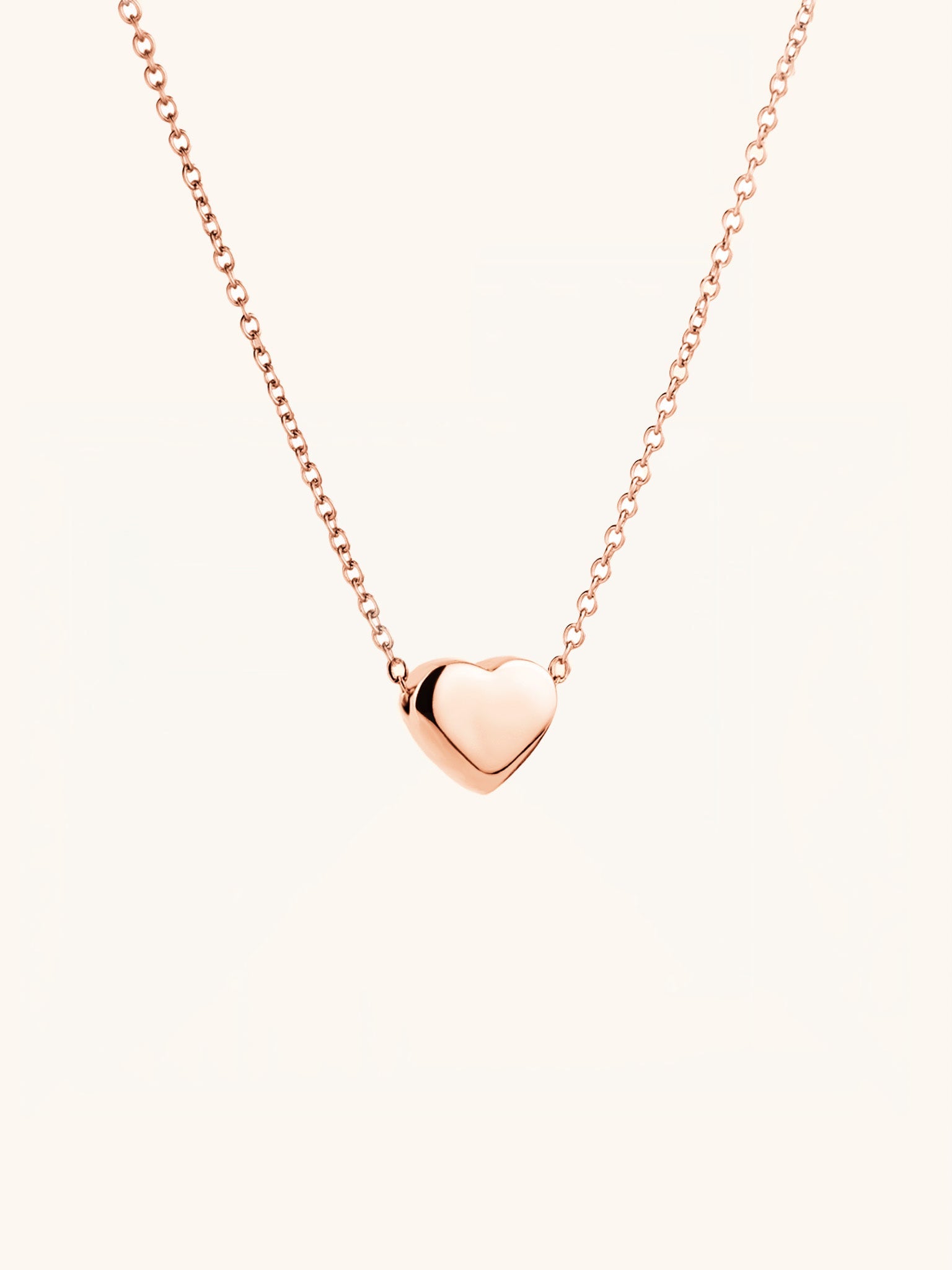 Elliot Heart Pendant Engravable Necklace - Minimalist Lab
