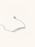 Cable Chain Engravable Plate Bracelet - Minimalist Lab