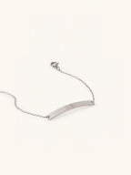 Cable Chain Engravable Plate Bracelet - Minimalist Lab