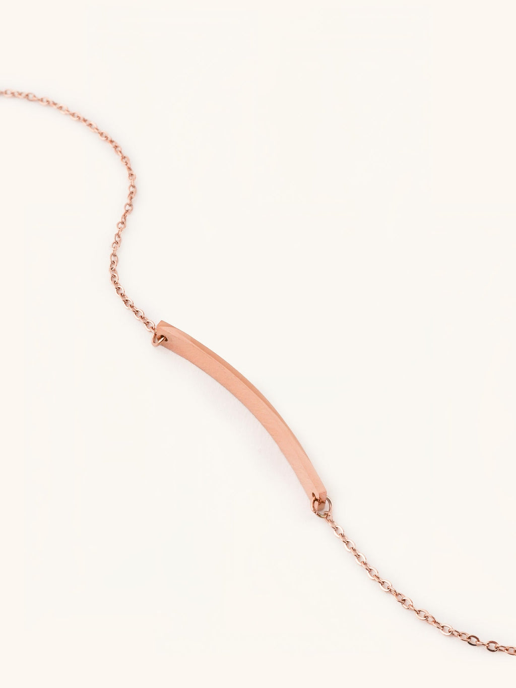 Cable Chain Engravable Plate Bracelet - Minimalist Lab