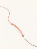 Cable Chain Engravable Plate Bracelet - Minimalist Lab