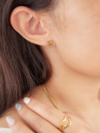 Heart Stud Earrings - Minimalist Lab