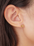 Heart Stud Earrings - Minimalist Lab