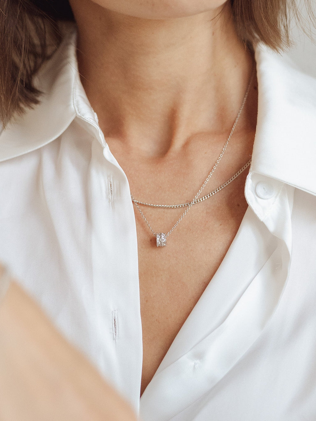 CURB Sterling Silver Mini Chain - Minimalist Lab