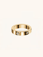 Lenn Diamond Band Ring - Minimalist Lab