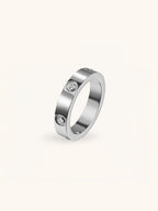 Lenn Diamond Band Ring - Minimalist Lab
