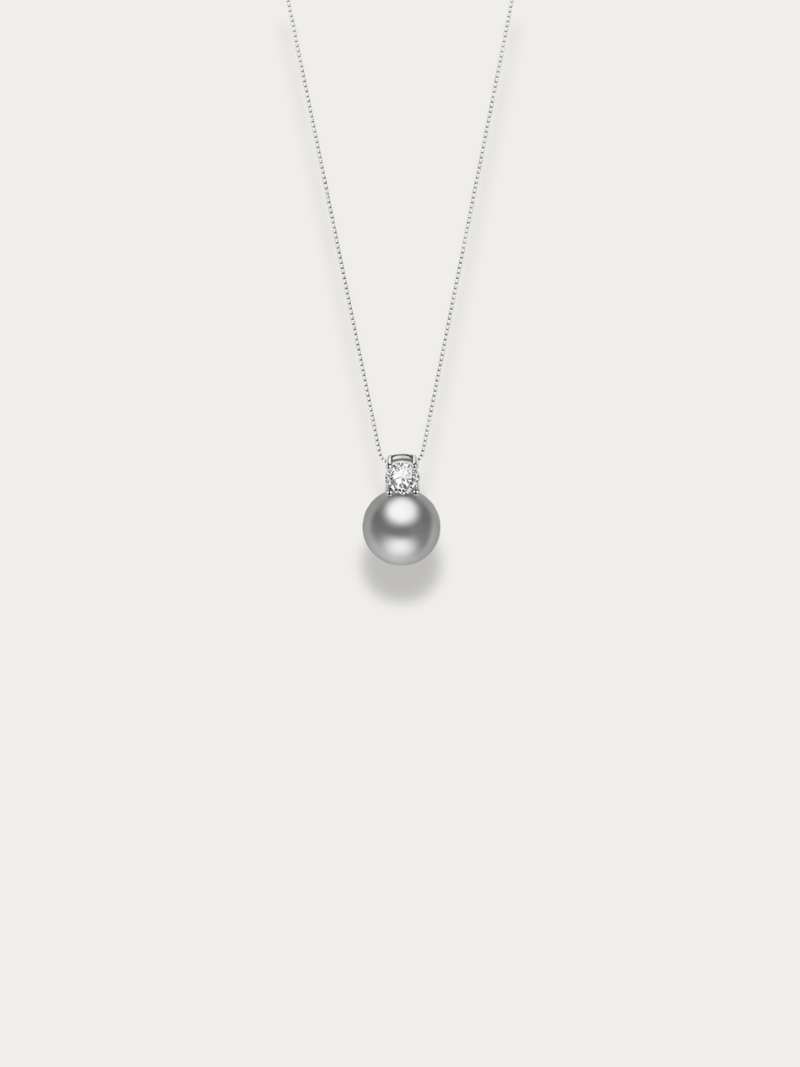 Diana Grey Pearl Necklace