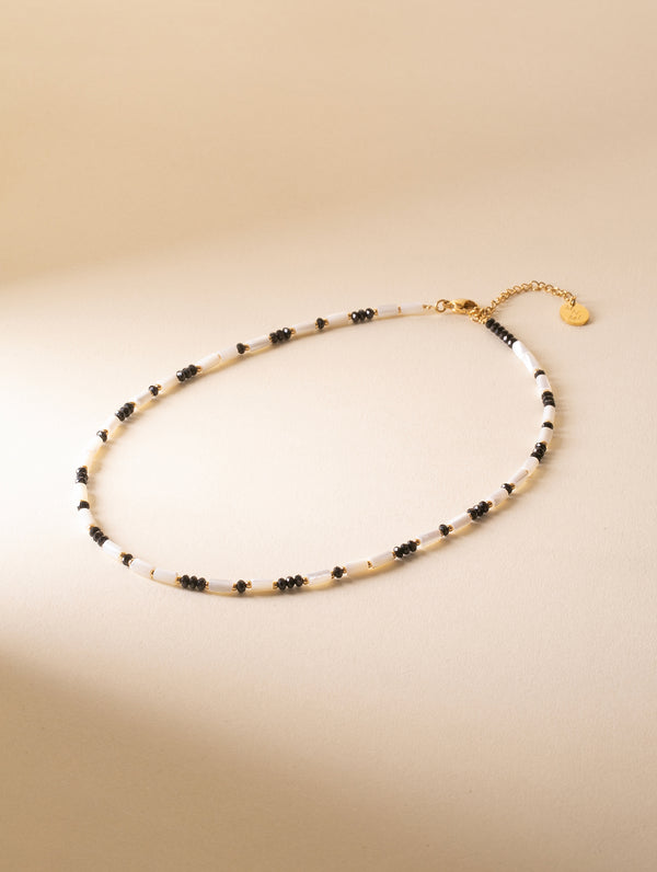 Eclipse Luster Beaded Necklace