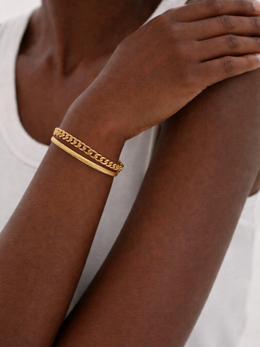 Eliana Bold Layered Chain Bracelet