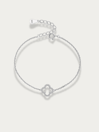 Élise Hollow Clover Bracelet - Minimalist Lab