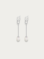 Elodie Freshwater Pearl Drop Earrings - Minimalist Lab