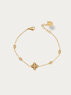 Fleur Golden Petal Bracelet - Minimalist Lab