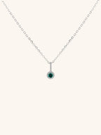 FLORENCE Diamond Sterling Silver Necklace - Minimalist Lab