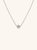 Mini Flower Engravable Necklace - Minimalist Lab