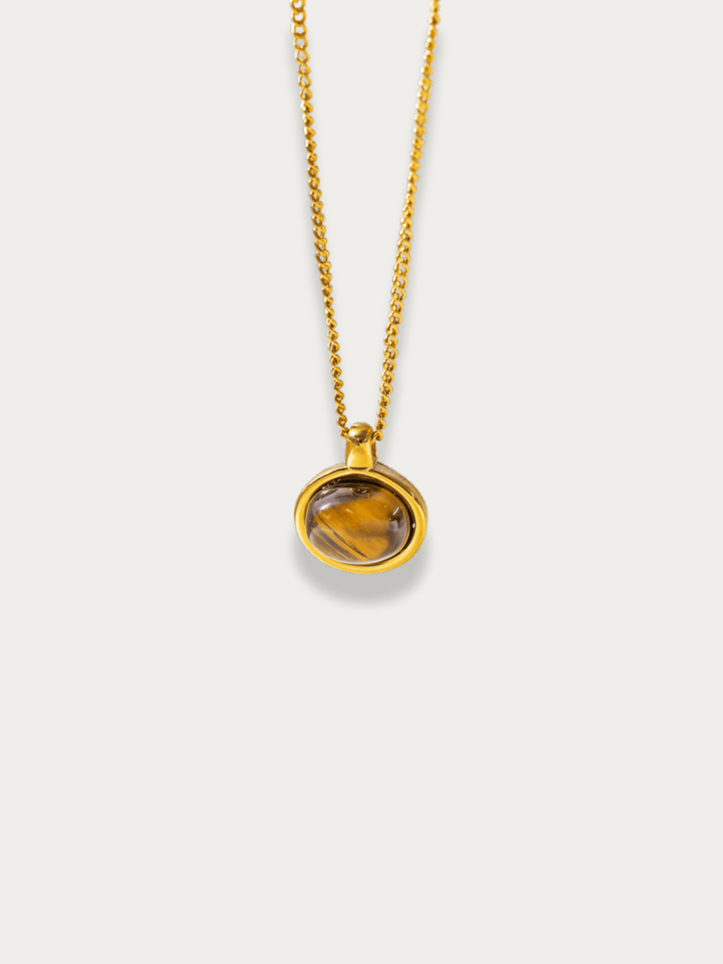 Harlow Golden Ember Necklace - Minimalist Lab